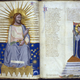 A 14th century illuminated manuscript featuring extensive use of ultramarine.